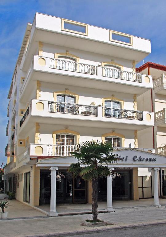 Hotel Chronis Paralía Esterno foto